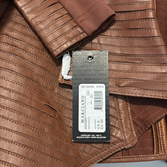 NWT Marciano leather jacket - Picture 3 of 9